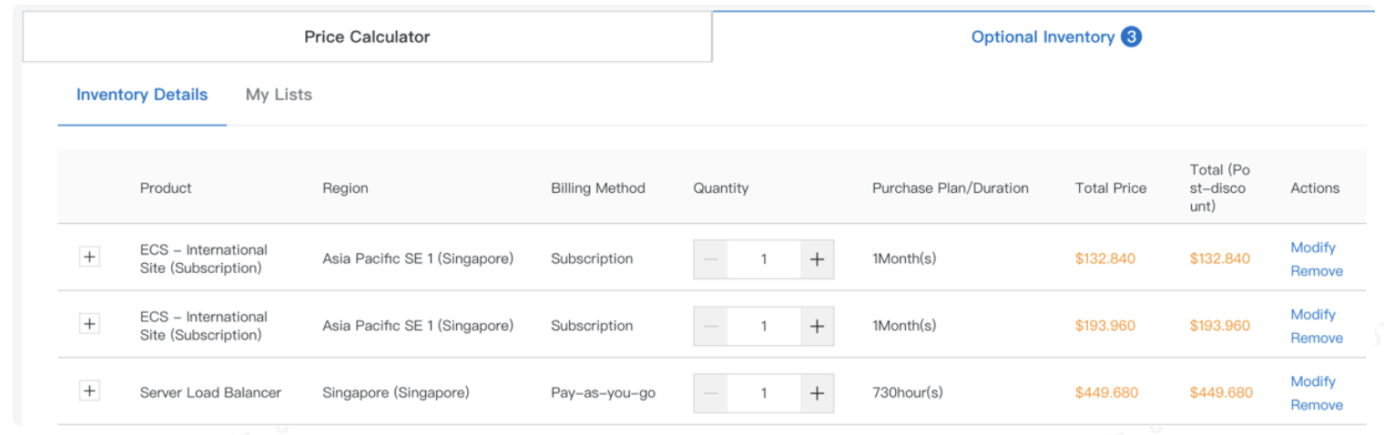 Alibaba-Cloud-Pricing-Calculator