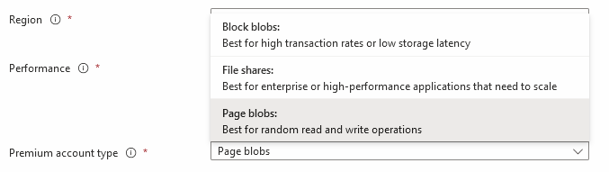 Microsoft Azure Storage Models