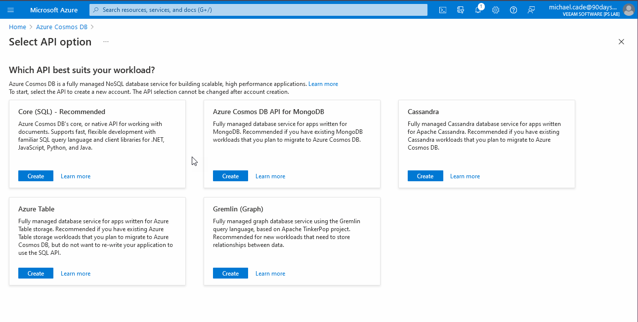 Microsoft Azure Storage Models
