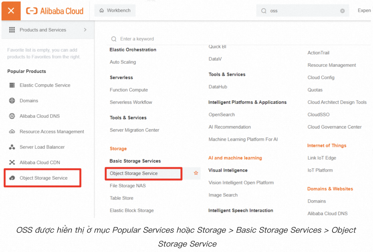 Alibaba Cloud Object Storage Service (OSS)